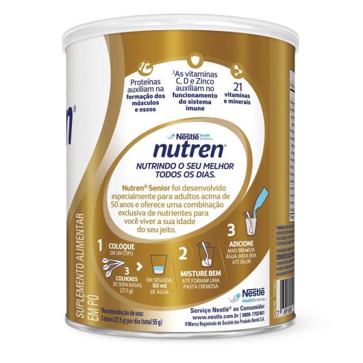 Complemento Alimentar Nutren Senior Sem Sabor 370g - Imagem em destaque