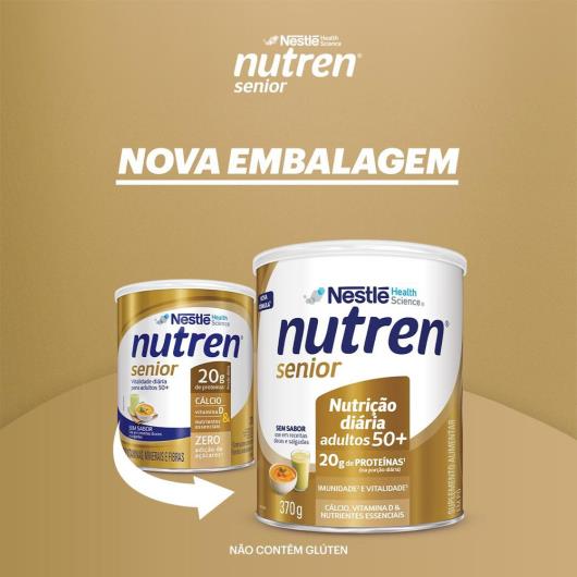 Complemento Alimentar Nutren Senior Sem Sabor 370g - Imagem em destaque