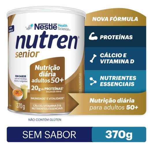 Complemento Alimentar Nutren Senior Sem Sabor 370g - Imagem em destaque