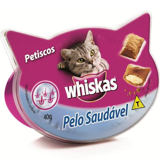 Petisco para gatos Whiskas temptations pelo saudável 40g - Imagem em destaque