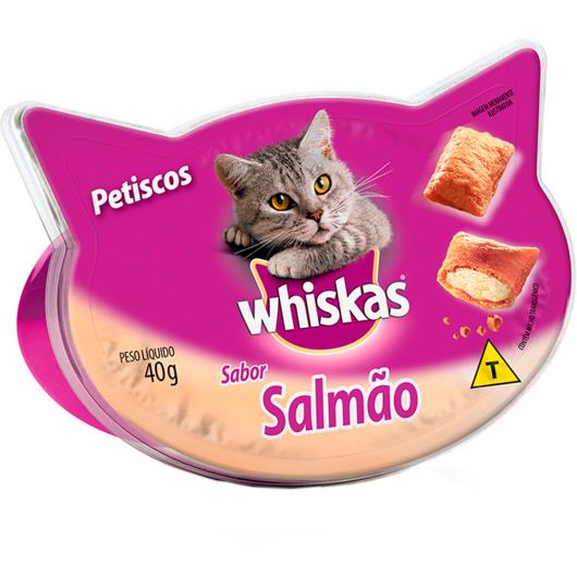 Petisco para Gatos Whiskas Temptations Salmão 40g - Imagem em destaque