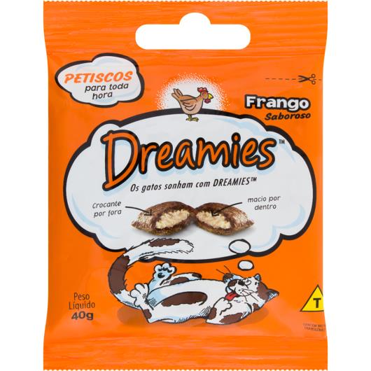 Petisco para gatos Dreamies sabor frango 40g - Imagem em destaque