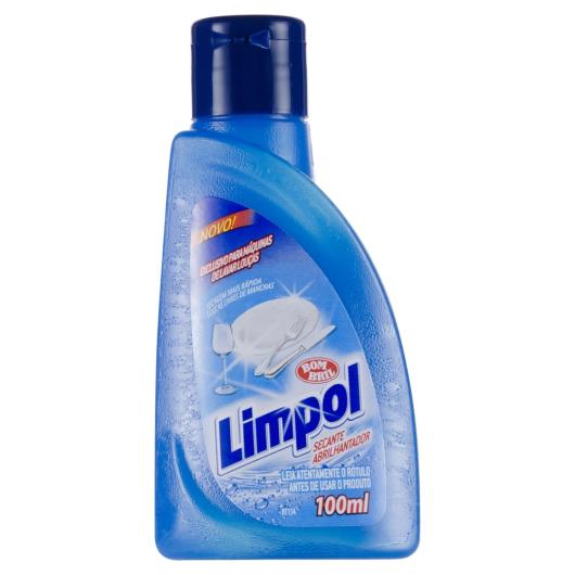 Secante Líquido para Máquina de Lavar Louça Abrilhantador Limpol 100ml - Imagem em destaque