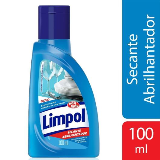 Secante Líquido para Máquina de Lavar Louça Abrilhantador Limpol 100ml ...