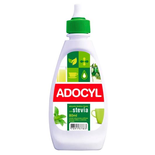 Adoçante Adocyl com stevia líquido 80ml - Imagem em destaque