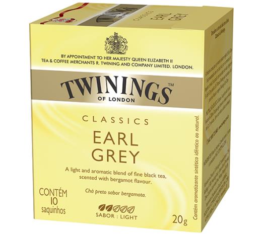 Chá Twinings preto classics earl grey 20g - Imagem em destaque