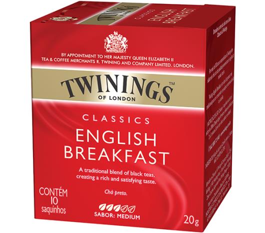 Chá Twinings preto classics english breakfast  20g - Imagem em destaque