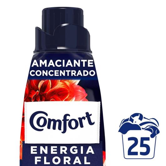 Amaciante de Roupa Concentrado Energia Floral Comfort Frasco 500ml - Imagem em destaque