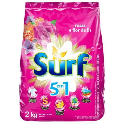 Detergente em Pó Surf Rosas e Flor de Lis 2kg - Imagem em destaque