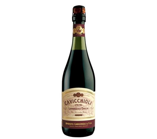Vinho Italiano Lambrusco Cavicchioli Dell'Emilia Tinto Suave 750ml - Imagem em destaque