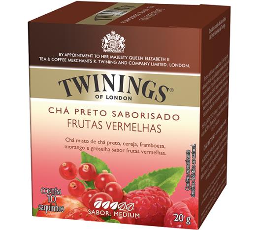 Chá Preto Twinings sabor frutas vermelhas 20g - Imagem em destaque