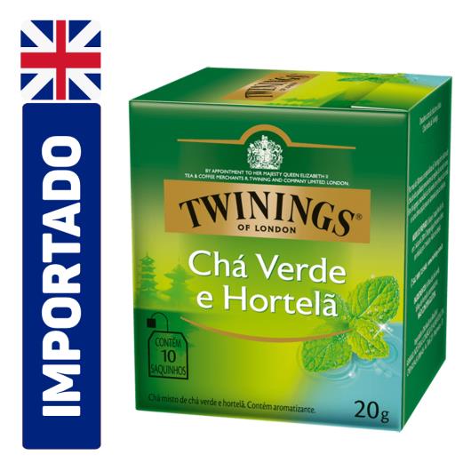 Chá Twinings verde e  hortelã 20g - Imagem em destaque