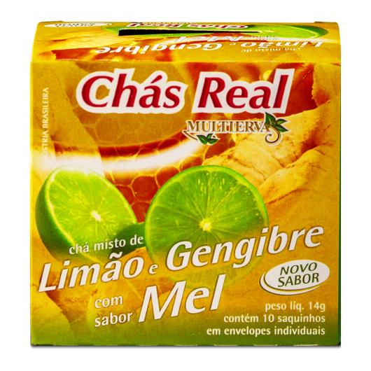 Chás Real Multiervas Limão e Gengibre com Mel 14g - Imagem em destaque