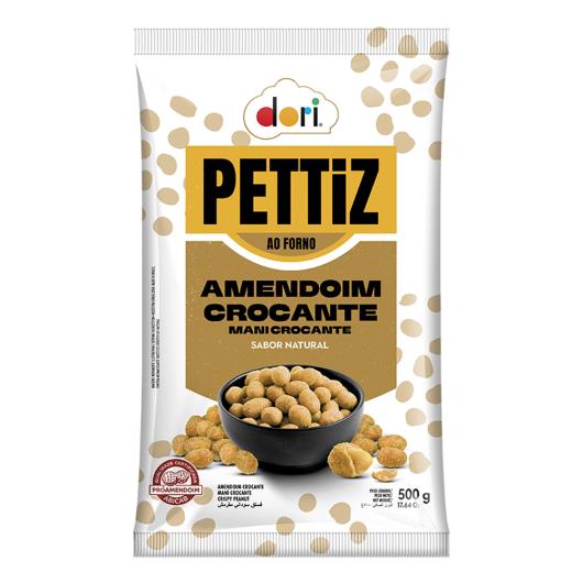 Amendoim Crocante Natural Dori Pettiz Pacote 500g - Imagem em destaque