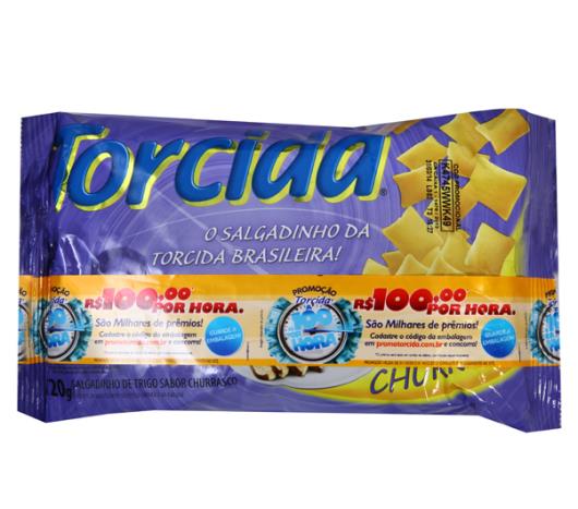 Salgadinho de churrasco Torcida 120g - Imagem em destaque