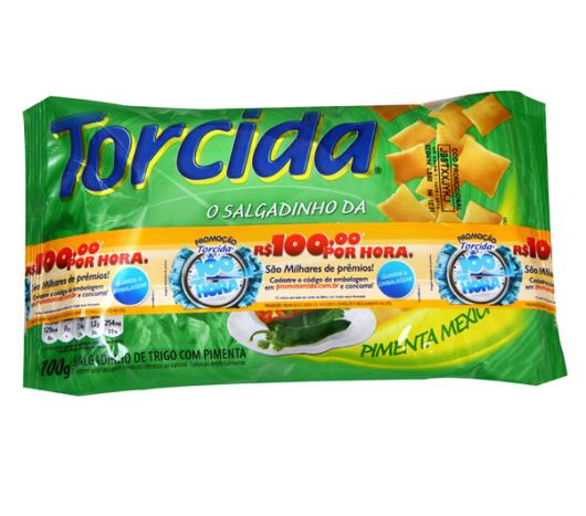 Salgadinho sabor Pimenta Mexicana Torcida 100g - Imagem em destaque