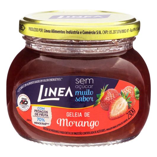 Geleia Morango Zero Açúcar Linea Vidro 230g - Imagem em destaque