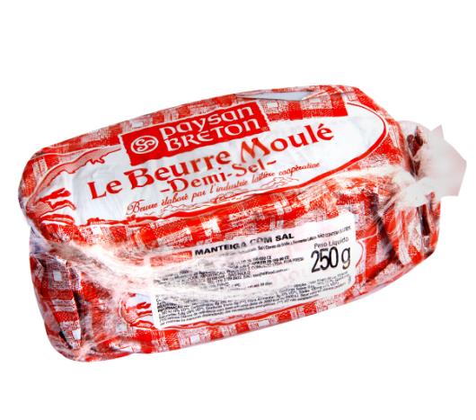 Manteiga Le Beurre Moulé com sal Paysan Breton 250g - Imagem em destaque