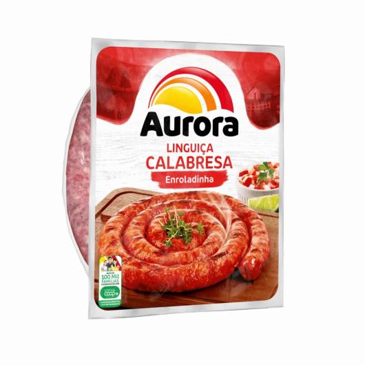 Linguiça Aurora Calabresa Enroladinha Congelada 800g - Imagem em destaque