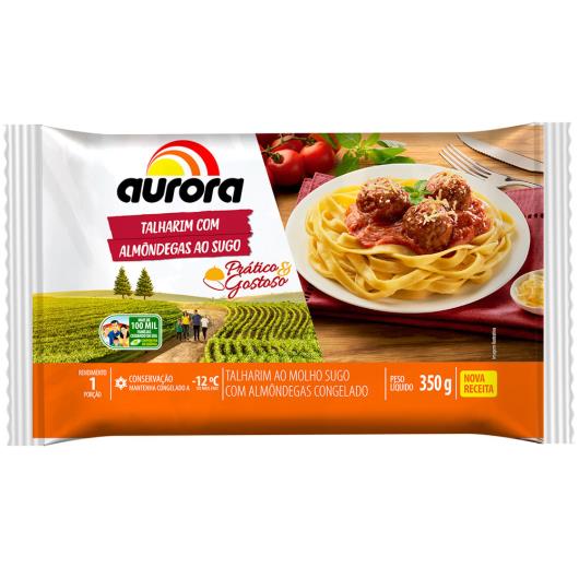 Talharim Aurora com almôndegas ao sugo 350g - Imagem em destaque