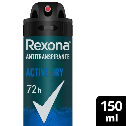 Antitranspirante Rexona Men Active Dry 150 ml - Imagem em destaque