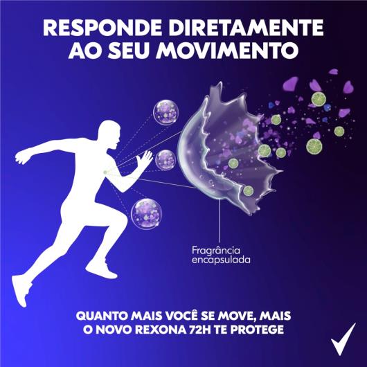 Antitranspirante Aerossol Quantum Dry Rexona Men 150ml - Imagem em destaque