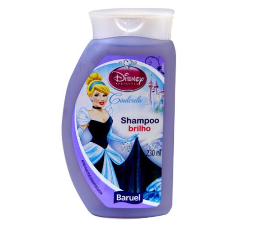 Shampoo Disney princesas brilho baruel 230ml - Imagem em destaque