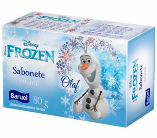 Sabonete Baruel Disney Frozen Olaf 80g - Imagem em destaque