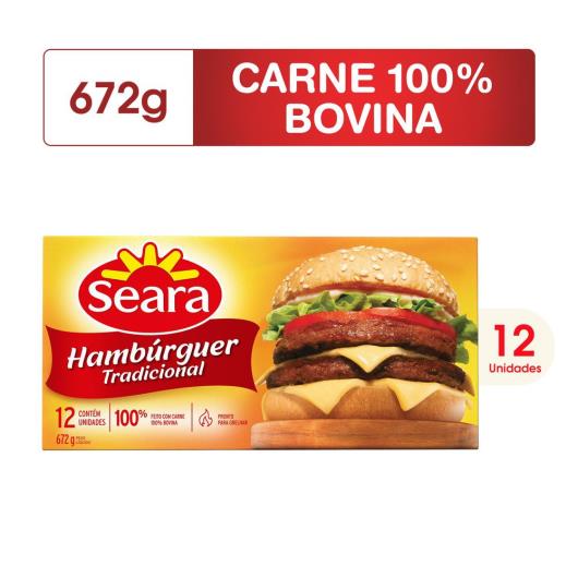 Hambúrguer Bovino Seara 672g - Imagem em destaque