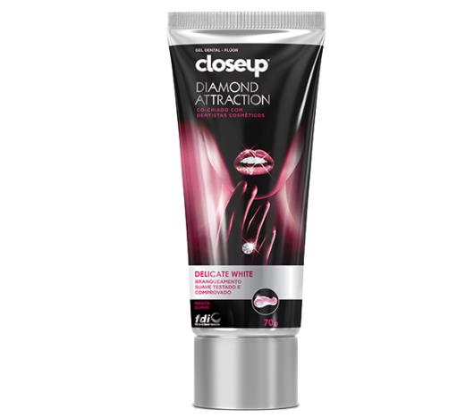 Gel dental Close Up diamond attraction fresh white 70g - Imagem em destaque