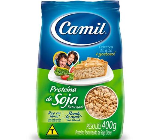 Proteína de Soja Camil Texturizada Clara 400g - Imagem em destaque