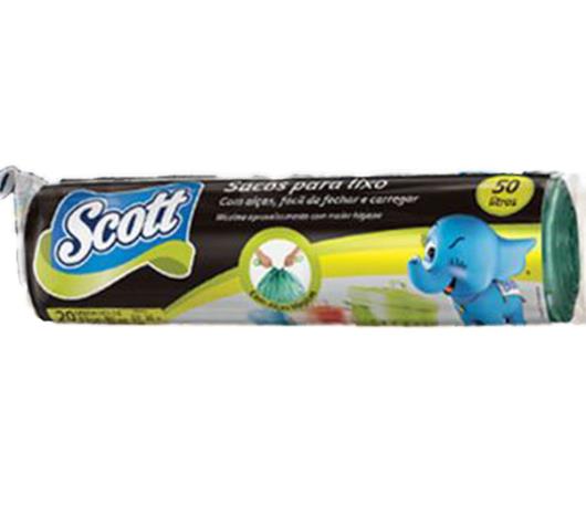Saco de Lixo Scott com Alça 50 Litros 20 unidades - Imagem em destaque