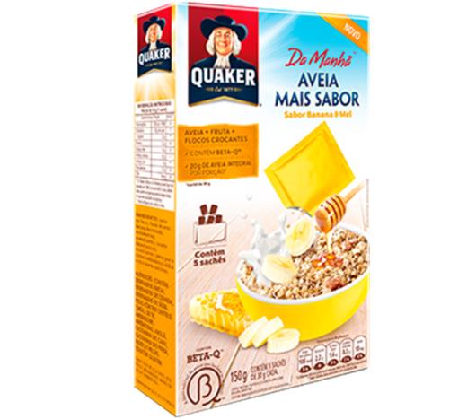 Cereal Quaker Mix Banana e Mel 150g - Imagem em destaque