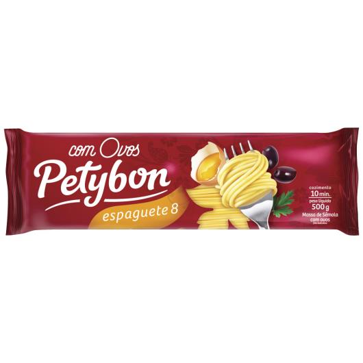 Macarrão Petybon com ovos espaguete  nº 8 500g - Imagem em destaque