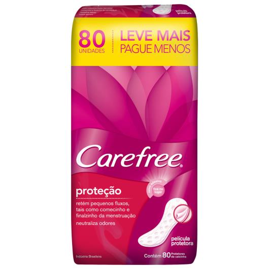 Protetor Diário CAREFREE® Proteção com Perfume Leve 80 pague 60 - Imagem em destaque