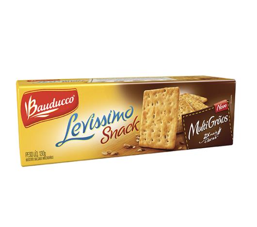 Biscoito levíssimo snack multi grãos Bauducco 130g - Imagem em destaque