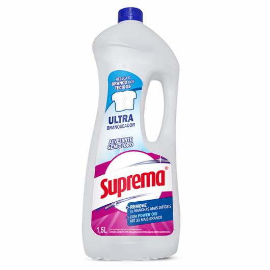 Alvejante líquido ultra branqueador sem cloro Suprema 1,5 Litros - Imagem em destaque