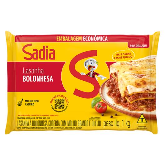 Lasanha Sadia Bolonhesa Embalagem Econômica 1 kg - Imagem em destaque