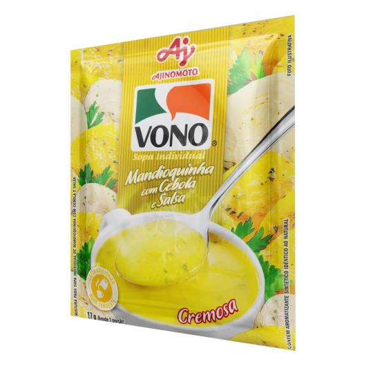 Sopa Individual Cremosa Mandioquinha com Cebola e Salsa Vono Pacote 17g - Imagem em destaque