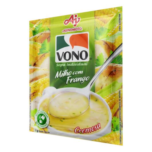 Sopa Individual Cremosa Milho com Frango Vono Pacote 18g - Imagem em destaque