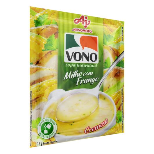 Sopa Individual Cremosa Milho com Frango Vono Pacote 18g - Imagem em destaque