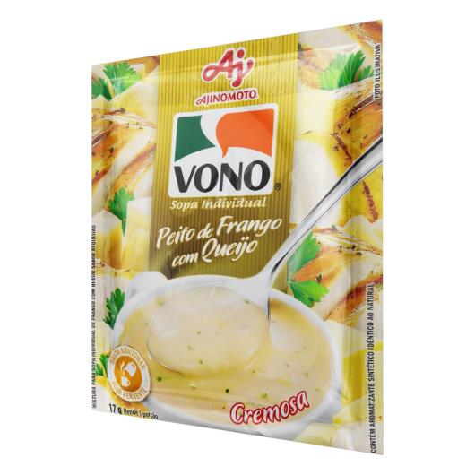 Sopa Individual Cremosa Peito de Frango com Queijo Vono Pacote 17g - Imagem em destaque