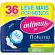 Absorvente INTIMUS Noturno COBERTURA Seca c/Abas Leve 36 Pague 30 - 36 unidades - Imagem 1423908.jpg em miniatúra