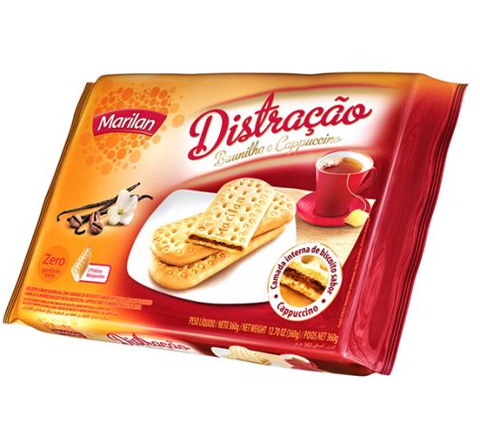 Biscoito Marilan Distração baunilha e cappuccino 360g - Imagem em destaque