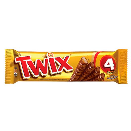 Bombom Twix Caramelo 4 unidades 80g - Imagem em destaque