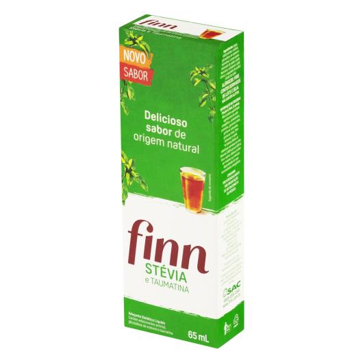 Adoçante Líquido Stevia e Taumatina Finn Caixa 65ml - Imagem em destaque