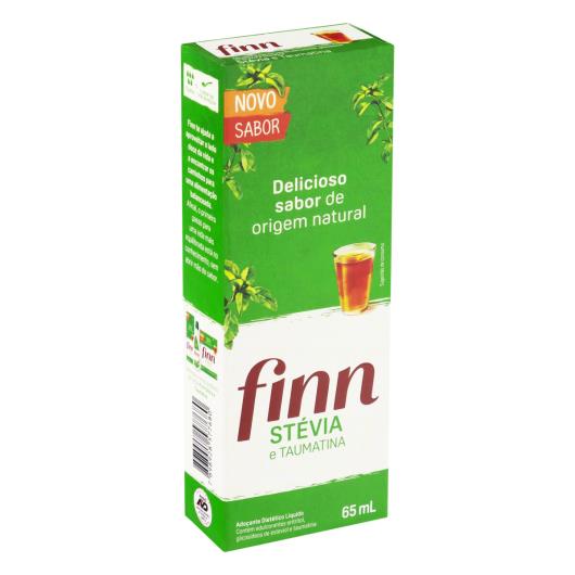 Adoçante Líquido Stevia e Taumatina Finn Caixa 65ml - Imagem em destaque