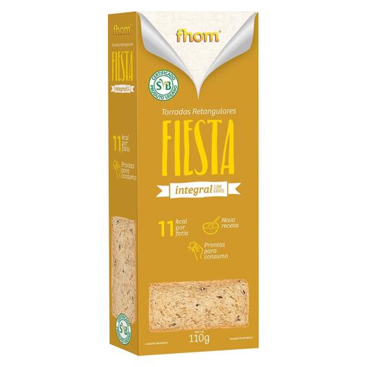 Torrada Fhom fiesta integral 110g - Imagem em destaque