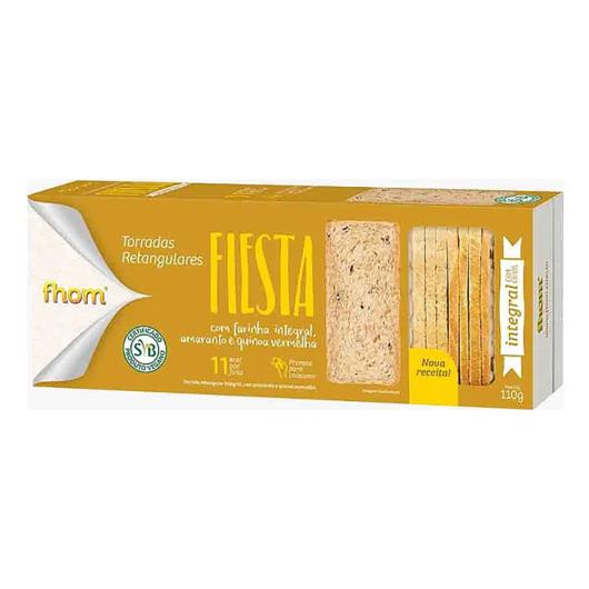 Torrada Fhom fiesta integral 110g - Imagem em destaque