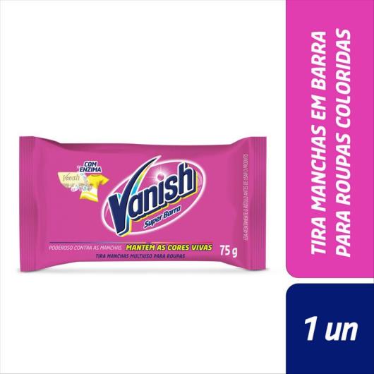 Vanish Tira Manchas Oxi Action Super Barra para roupas coloridas 75g - Imagem em destaque